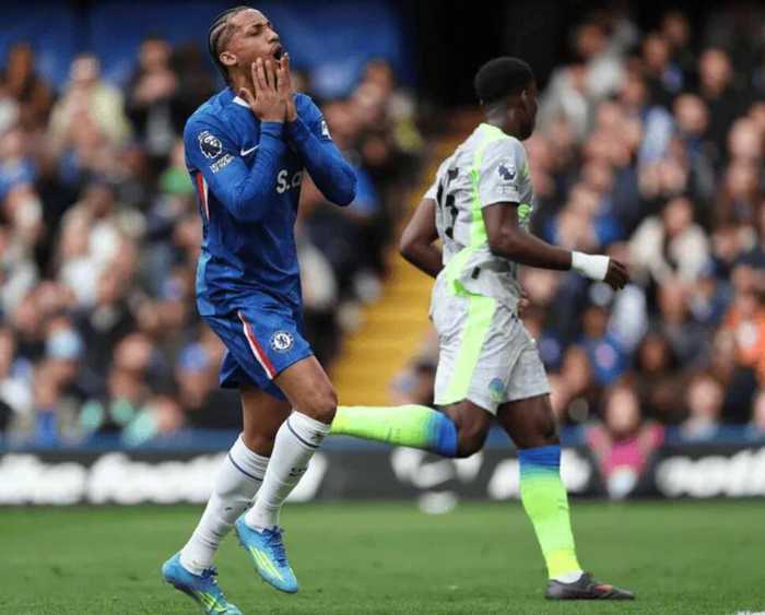 切尔西0比3惨败曼城，近6战仅1胜